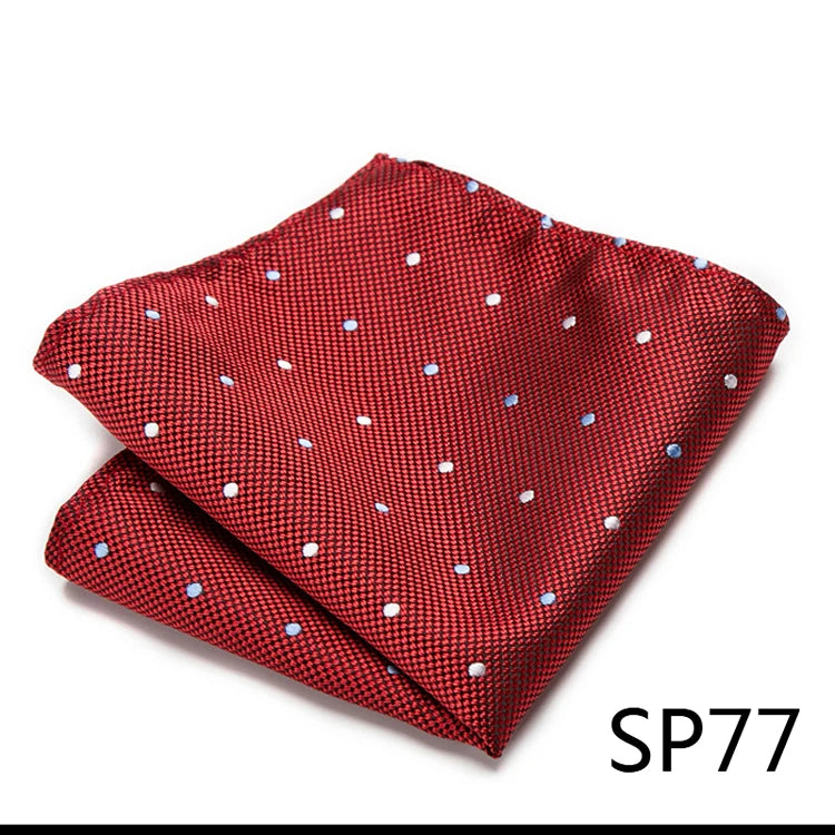 Pocket Square Handkerchief Nice Handmade Woven 100% Silk Hanky Pocket Square Printed  hombre Pink Office Clothing accessories