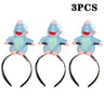 5PCS Headband Cartoon Mouse Hairband New Cartoon Plush Doll Headband French Wide-brim Hairpin Photo Headwear Creative Girl Gift