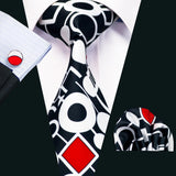 Famous Brand Cravate 2018 New Printed Tie Neck Ties For Mens Wedding Tie 8.5cm Width Mens Gravata Party Neckties For Wedding