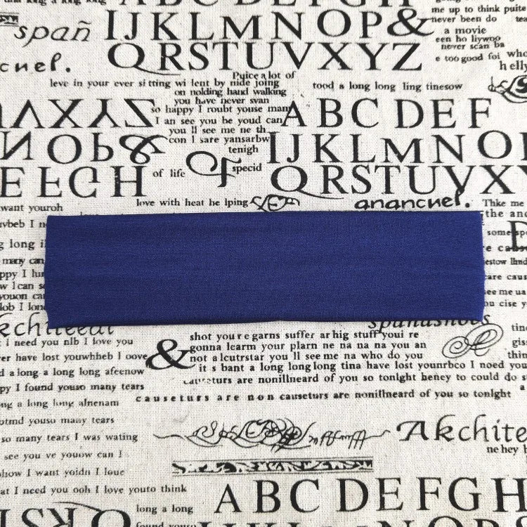 Fashion Sports Headbands for Women Solid Elastic Hair Bands Running Fitness Yoga Hair Bands Stretch Makeup Hair Accessories Hot
