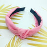 Fashion Top Knot Satin Headbands Wide Fabric Makeup Hairbands for Women Girls Ladies Washing Hair Hoops Bezel Hair Accessories
