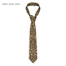 Leopard Men Neckties Silk Polyester 8 cm Narrow Tiger King Neck Tie for Men Suits Accessories Wedding Party Cosplay