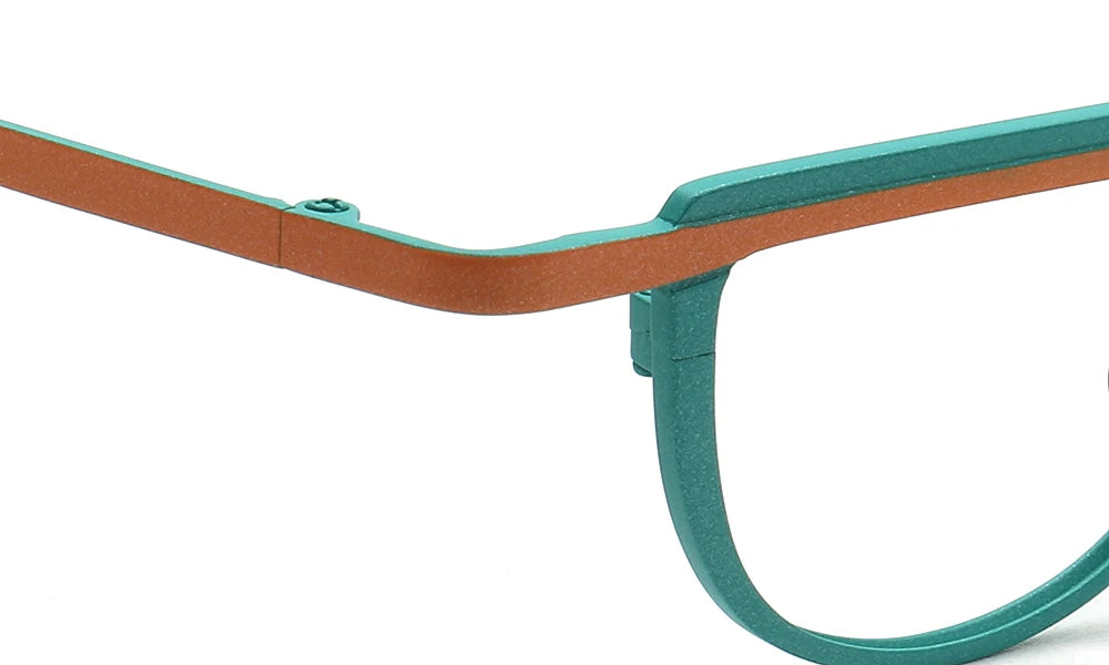 Vintage Titanium Glasses Frames for Women Light Geometric Eyeglass Men Optical Eyewear Retro Spectacles Prescription Myopia