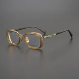 Exquisite Titanium Handmade Glasses Frame Mens Women Retro Square Spectacle Frames Eyeglasses Japanese Design Oval Round Eyewear