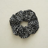 Korean Women Elegant Autumn and winter Elastics Hair Band Retro Leopard Print Scrunchies Hair Ties Ladies Ponytail Hold Hair Acc