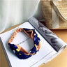 Clearance Fresh Colorful Turban Headbands Women Spring Summer Chiffon Headband Head Wrap Wide Lattice Hairband Hair Accessories