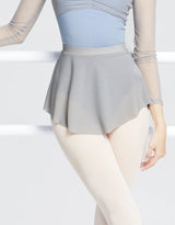 Women Ballet Skirts Dance Short Skirts High Slit Skirt Ballerina Adult Teen Ballet Dancing Dress Soft Mesh Elastic Dance Skirt