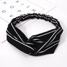 Fashion WomenFloral Headband Hair Accessories Leopard Cross Knotted Bow Chiffon Hair Band Girls Headdress Ladies Hoop Headwear