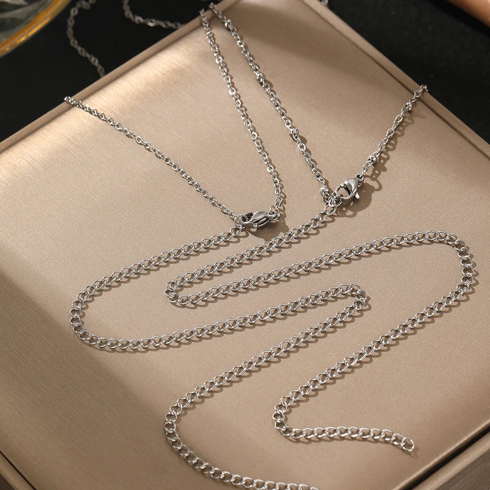 Stainless Steel Waists Chain Fashion Minimalist New Design Waists Chain Exquisite Layered Chain Waists Chain For Women Jewelry
