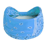 Wide Printed Bandanas Hairbands Boho Knot Turbans Yoga Elastic Head Wrap Women Headband Headwear Fashion Hair Band Accessories