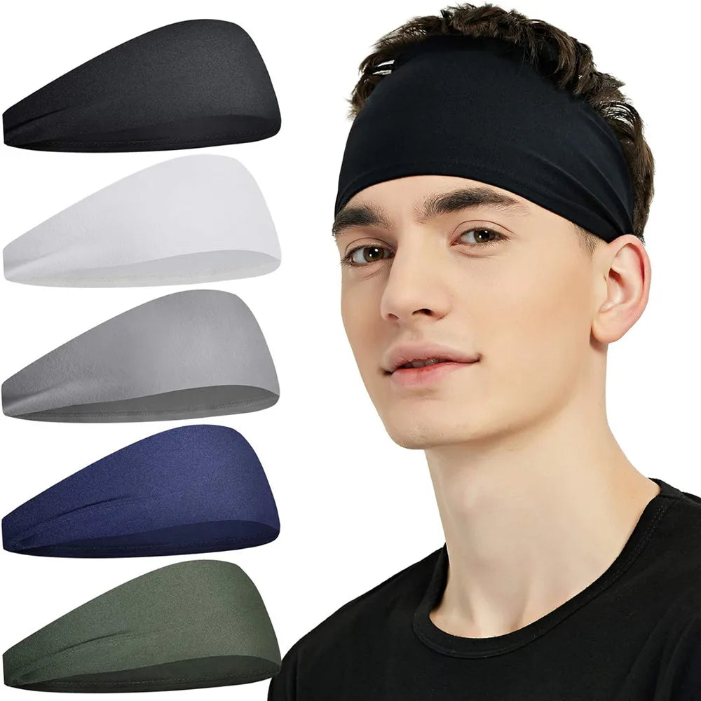 Sports Headbands for Men Moisture Wicking Workout Headband Sweatband Headbands Hairband for Women Men