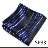High Grade 2023 New Style Hot sale Silk Handkerchief Black Suit Accessories Solid Men Abraham Lincoln's birthday Pocket Square