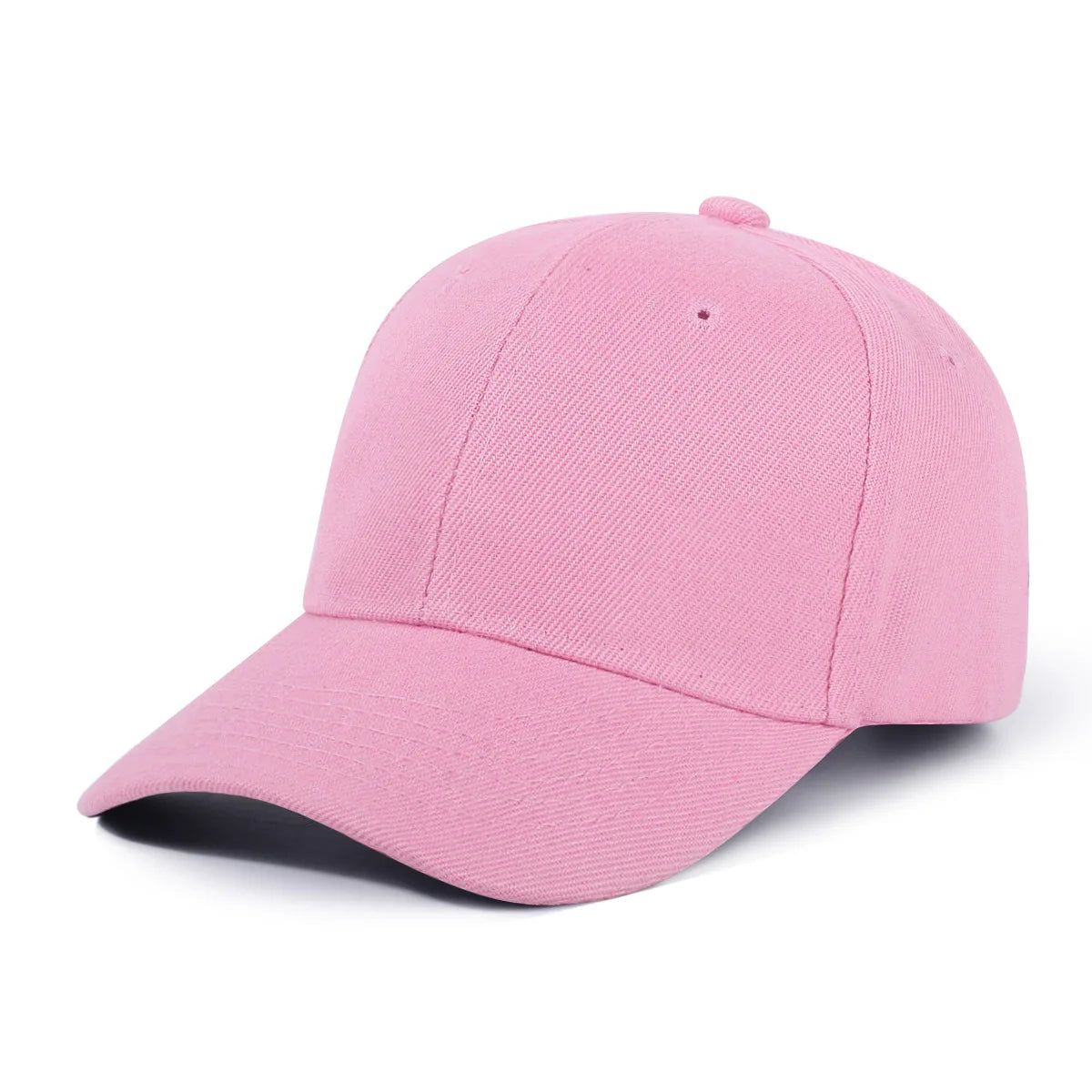 Kids Snap Back Baseball Cap Solid Color Spring Summer Hip Hop Boy Hats Sun Caps Adjustable Breathable Outdoor Travel Kids Hats