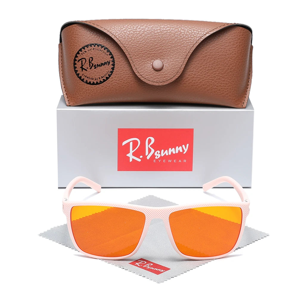 RBsunny Blue Light Blocking Glasses Men Computer Gaming Glasses Anti Eyestrain UV400 Clear Lens Eye Protection Rectangle Frame