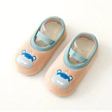 Baby Anti-slip Socks Newborn Warm Crib Floor Shoes with Rubber Sole for Children Boy Toddler Foot Girl Infant Cute Kids Slippers