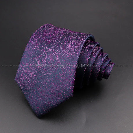 New Design Wedding Men Tie Purple Solid Striped Paisley Flower Neckties Men Business Dropshipping Groom Collar Accessories Gift