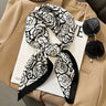Fashion Luxury Brand 70cm Silk Square Scarf Women Satin Neck Tie Female Hair Bandana Headkerchief Shawl Wrap Hijab Echarpe