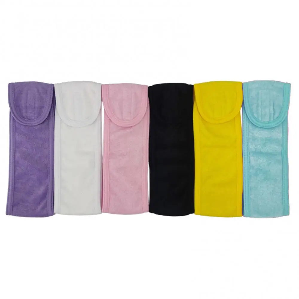 Face Headbands For Women Fleece Hair Bands Wide Hairband Yoga SPA Bath Wash Face Headband Makeup Shower Skincare Headband