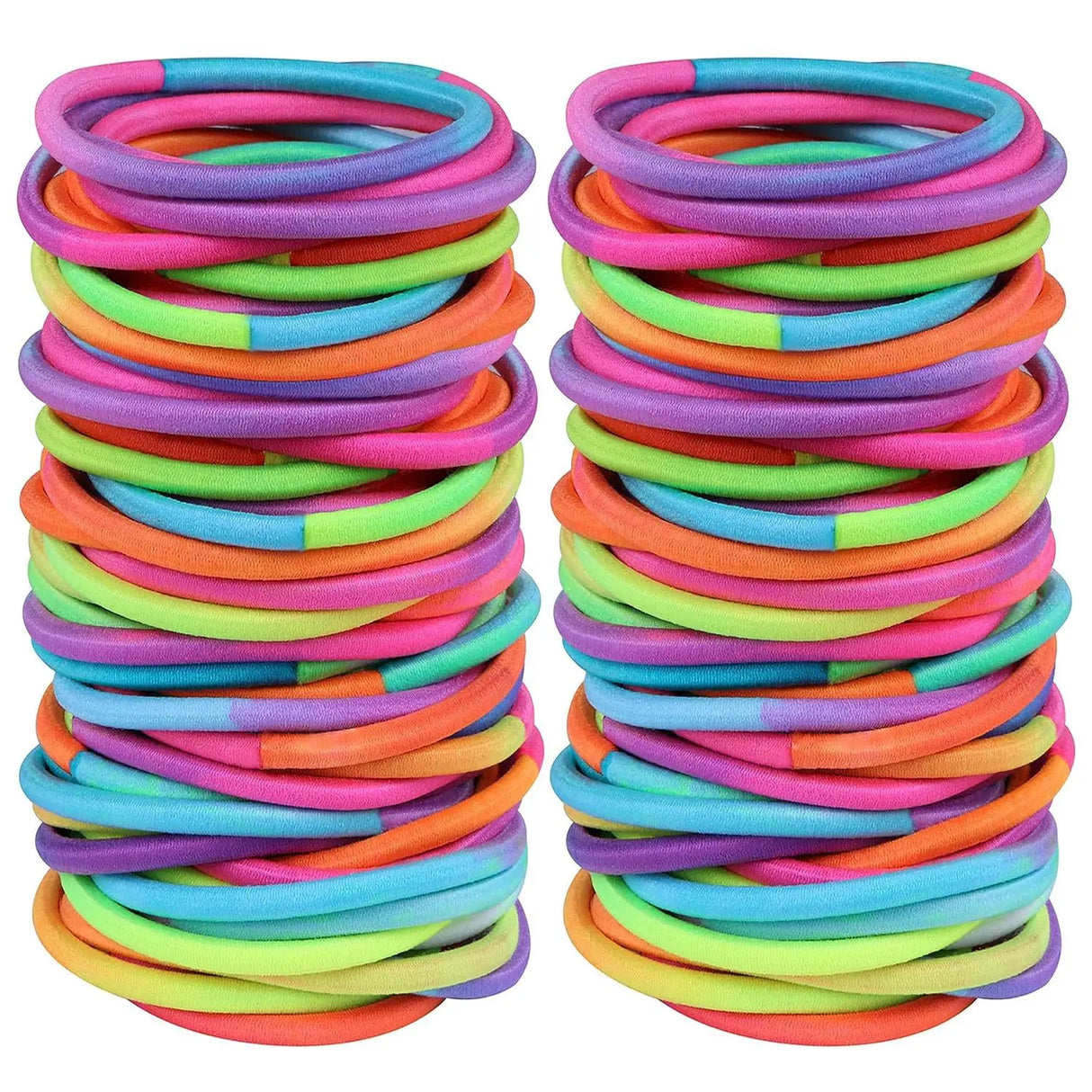 100Pcs Black Elastics Small Hair Ties Elastics Small Hair Rubber Bands Accessories Ponytail Holders for Women Girls Baby Toddle