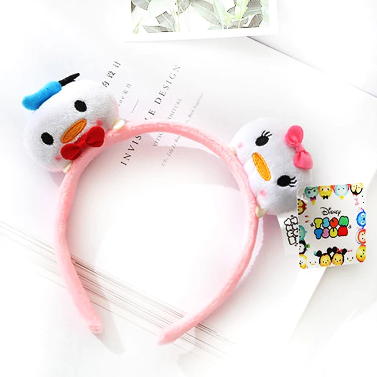 Mickey Minnie Ears Headband Cartoon Animal Plush EARS COSTUME Hallowmas Headband Cosplay Plush Gift Doll Girls Party Hair band