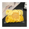 50PCS/Set Women Girls 4CM 2CM Colorful Nylon Elastic Hair Bands Ponytail Holder Rubber Bands Scrunchie Headband Hair Accessories