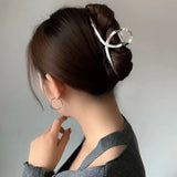 Fashion Geometric Metal Hair Claw Clips for Women Vintage Hair Clamps Crab Headband Hairpin Girls Hair Accessories Headwear