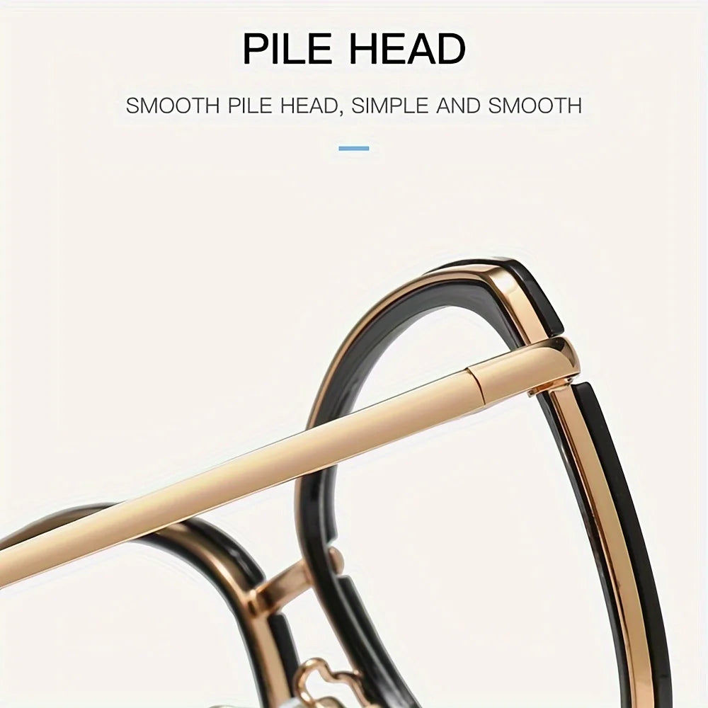 1 pair of new color-changing anti-blue light glasses, fashionable and personalized women's glasses, effectively block blue light
