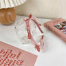 2022 Gentle Pink Womans Hairbands Girl Sweet Plush Wide Side Sponge Headband Hair Hoop Fashion Simple Solid Color Hair Accessory