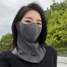 Ice Silk Sun Protection Mask Cool 3D Breathable Sunshade Face Mask Dustproof Neck Protection Anti-UV Neck Scarf Cycling