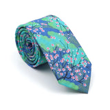 New Men's Floral Neck Ties Casual Cotton Slim Tie Skinny Wedding Party Suit Collar Flower Neckties Gravata Accessories Gift