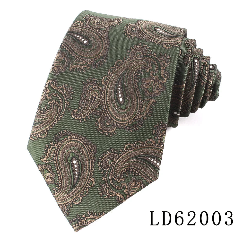 Wedding Tie For Men Women Military Green Neck Tie For Party Casual Jacquard Neckties Adult Suit Neck Ties For Groomsmen Gifts