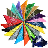 Fashion Bohemian Print Bandana Hair Bands Hip Hop Man Women Outdoor Unisex Headbands Band Wrist Wraps Face Mask Handkerchief