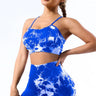 Tie-dye yoga clothing set, sports bra, intimates, yoga pants, non-falling sports tights, peach butt lifting line
