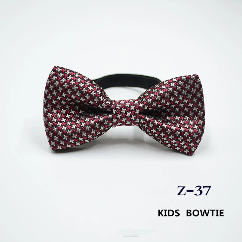 53 Color Children's Bow Tie Fashion Jacquard Baby Neckties Tie Baby Kid Kids Classical Pet Striped Butterfly Elastic Cord BowTie