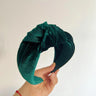 PROLY New Fashion Hairband For Women Solid Color Wide Side Headband Warm Canary Velvet Turban Winter Hair Accessories Wholesale