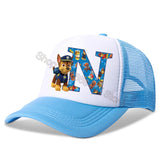 New Paw Patrol Kids Letters Baseball Caps Boys Cartoon Casuals Hat Children Sports Sun Hat Adjustable Peaked Cap Birthday Gifts