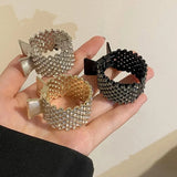 Fashion Gold Color Hollow Geometric Hair Clips Metal Hair Claw Cross Hairclip Headband Hairpin Hair Crab Women Hair Accessories