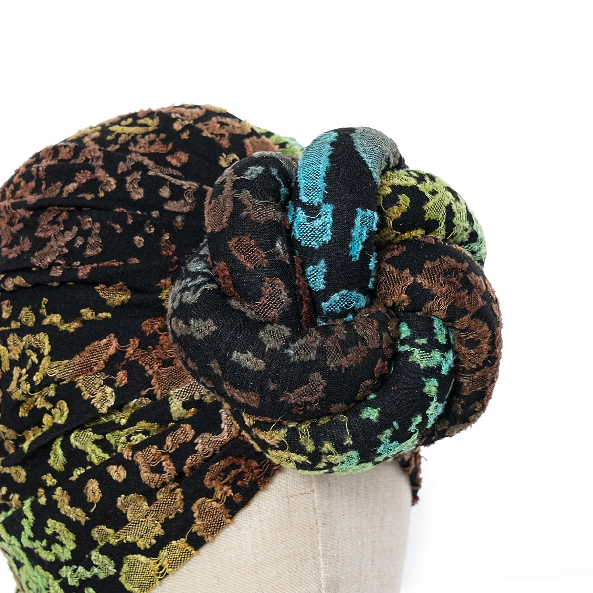 2024 African Pattern Floral Print Turban for Women Pre-Made Top Knot Head Wraps Flower Stretch Hijab Chemo Cap Headscarf Beanie