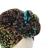 2024 African Pattern Floral Print Turban for Women Pre-Made Top Knot Head Wraps Flower Stretch Hijab Chemo Cap Headscarf Beanie