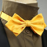 4 Styles Solid Color Black White Wine Bow Ties New Ribbon Gilded Butterfly Double Layered Wedding Party Bowknot Tuxedo Cravat