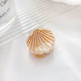 Fashion Shell Hair Claws Hairwear for Women Sweet Cute Mini Shark Clip Crab Clamps Hair Clips Claw Clip Trendy Hair Accessories