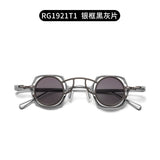 High quality pure titanium small glasses retro frame for men and women suction clip optical glasses frame for prescription glass