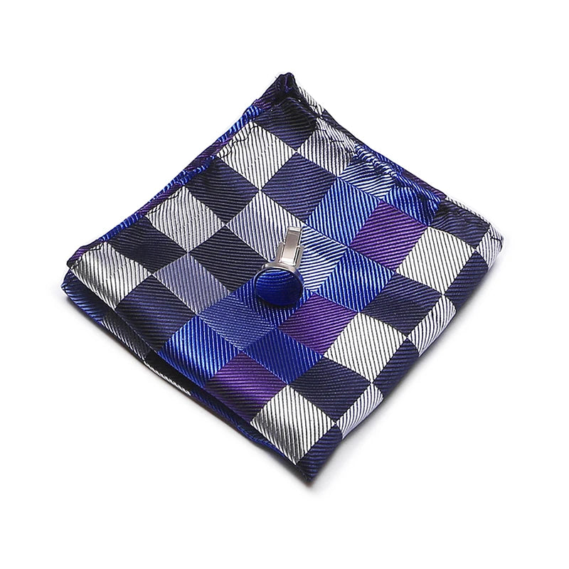 High Grade 2023 New Style Hot sale Silk Handkerchief Black Suit Accessories Solid Men Abraham Lincoln's birthday Pocket Square