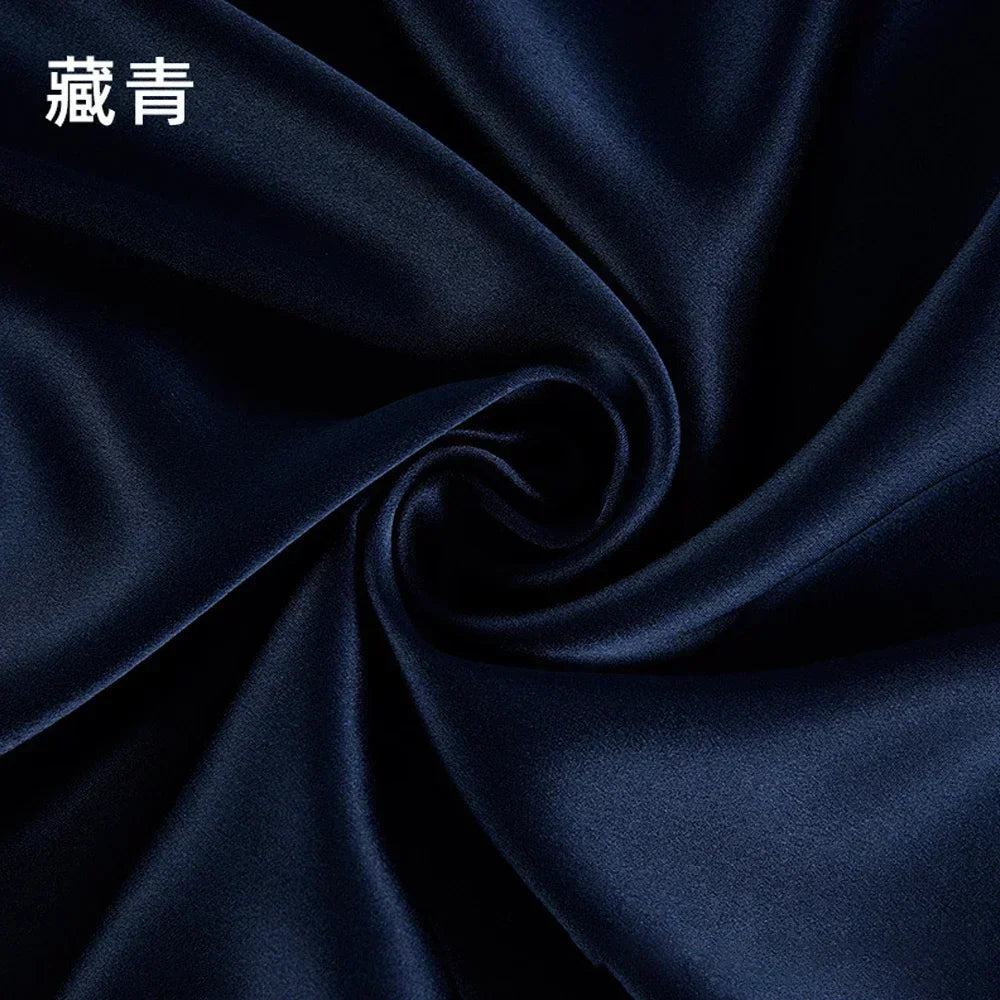 19 Momme Width 114cm 100% Pure Natural Mulberry Silk Fabric Make Clothing/Pillowcase/Eye Mask/Nightcap/Bedding/Pajamas Fabric