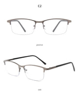 Blue Light Blocking Glasses Reading Glasses For Men's Women Metal Ultra Light Frame Computer Goggles Anti Radiation Antiglare