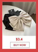 Chouchous pour cheveux coréens noirs avec nœud en soie pour femmes, élégants, élastiques, queue de cheval, accessoires pour cheveux