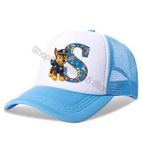 New Paw Patrol Kids Letters Baseball Caps Boys Cartoon Casuals Hat Children Sports Sun Hat Adjustable Peaked Cap Birthday Gifts