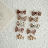 10Pcs/Lot Children's Girl Hairpins Cute Headwear Hair Accessories Bow for Babys Scrunchie Hair Clips Kids Barrettes Headwear