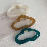 Elegant Clouds Hollow Out  Hair Claws Clip Women Girls Jelly Acrylic Hair Clamps Plastic Hairpins Barrettes Hair Accessories