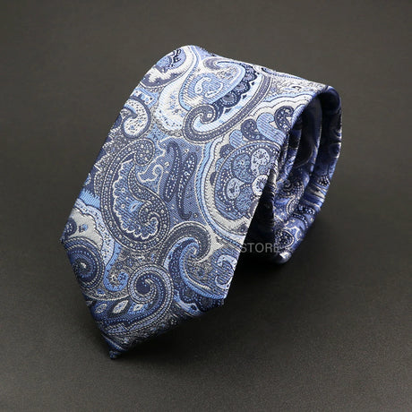 New Design Wedding Men Tie Grey Brown Green Paisley Flower Neckties Men Business Dropshipping Groom Collar Accessories Gift